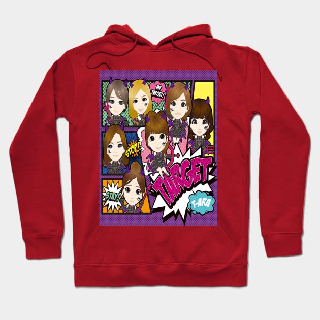 T ara animation fanart Hoodie by Purple Army Podcast